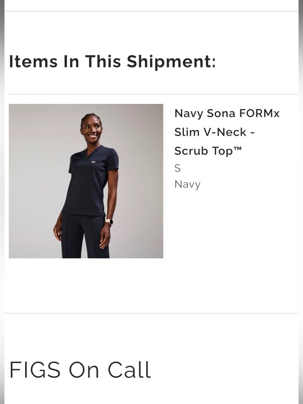 FIGS FORMx Navy Scrub Set - Picture 3 of 11